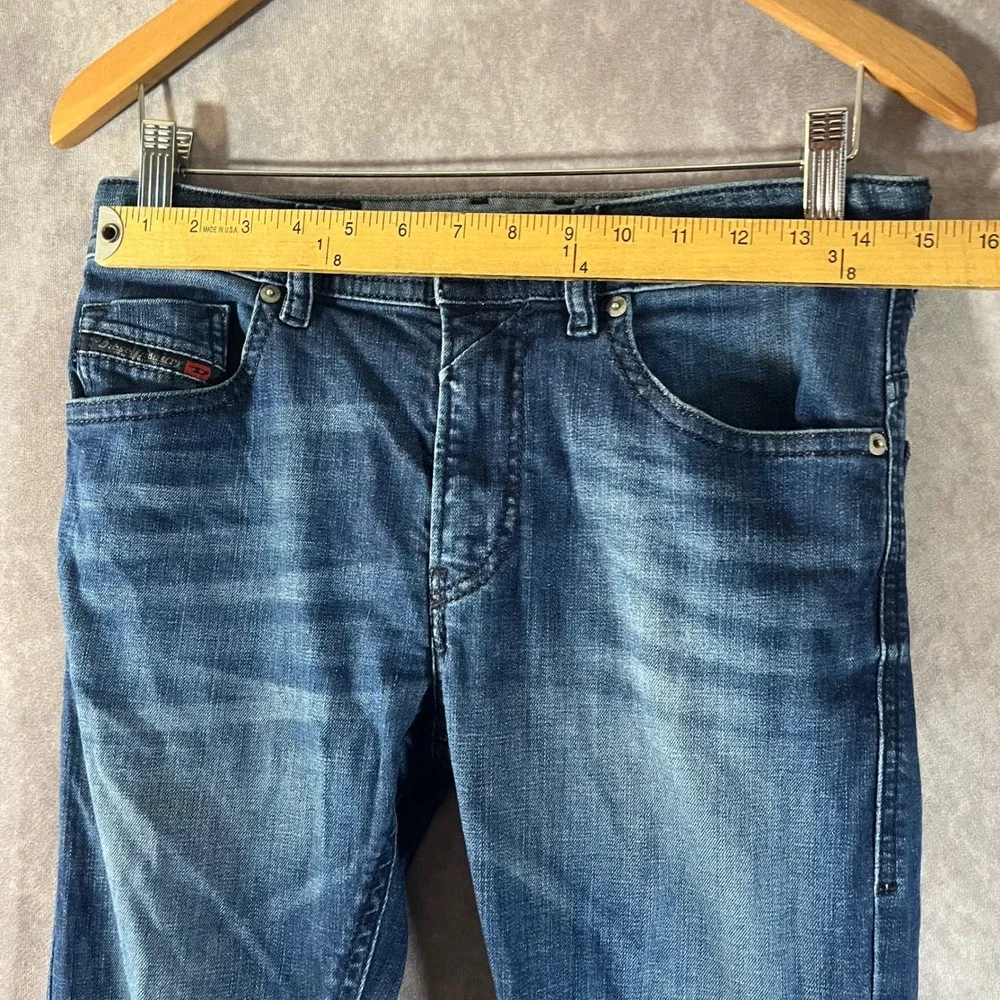 Diesel Thommer Slim-Skinny Jeans Mens 28 Blue 084MW Stretch Denim Tapered Leg